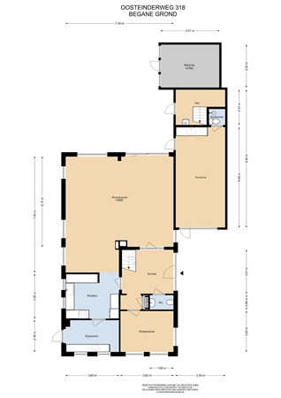 Floorplan - Oosteinderweg 318, 1432 BD Aalsmeer